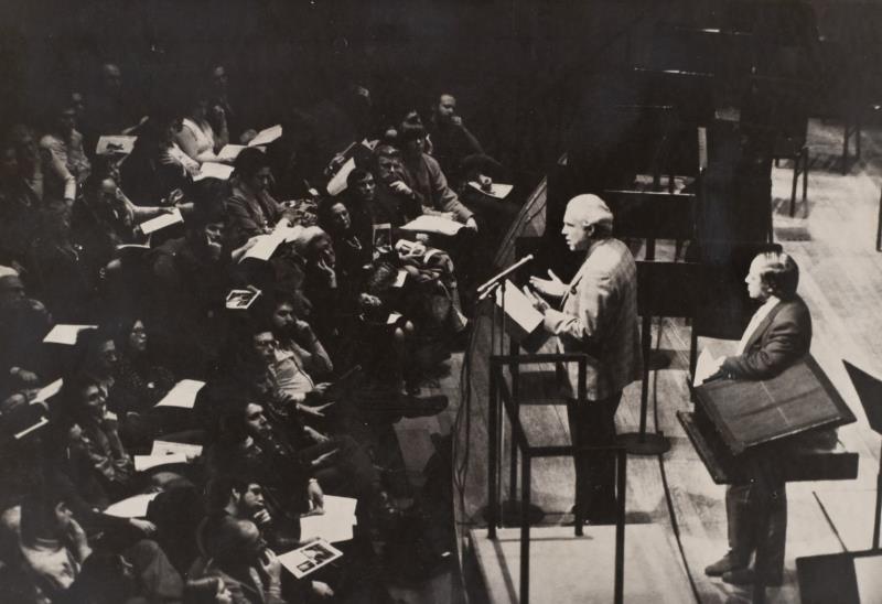 « Informal evening » avec Elliott Carter