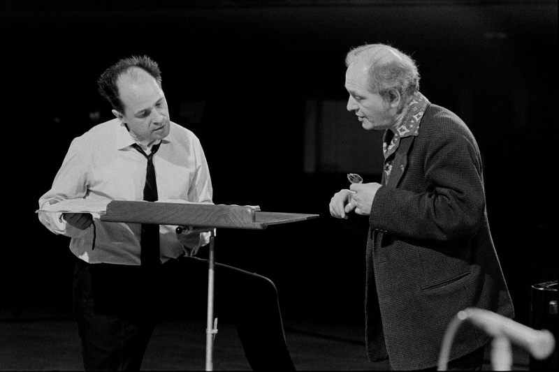 Pierre Boulez et Olivier Messiaen