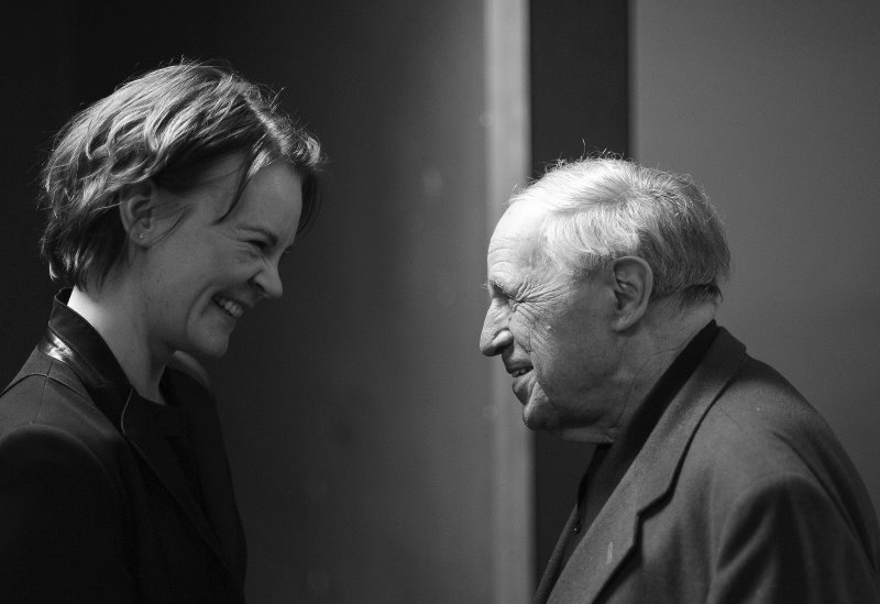 Pierre Boulez et Susanna Mälkki
